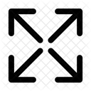 Maximize Interface Web Icon