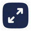 Maximize Square Minimalistic Arrow Ui Icon