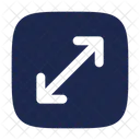 Maximize Square Arrow Ui Icon