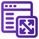 Maximize Page Website Icon