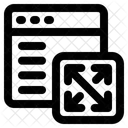 Maximize Page Website Icon
