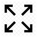 Arrow Expand Scale Icon