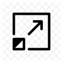 Maximize Fullscreen Enlarge Icône