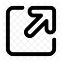 External Link Share Icône