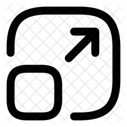 Maximize small square  Icon