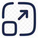 Maximize Square Arrow Ui Icon