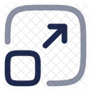 Maximize Square Arrow Ui Icon