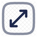 Maximize Square Arrow Ui Icon