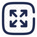 Maximize Square  Icon