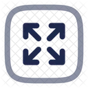 Maximize Square Arrow Ui Icon