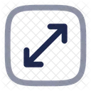 Maximize Square Arrow Ui Icon