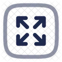 Maximize Square Arrow Ui Icon