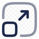 Maximize Square Arrow Ui Icon