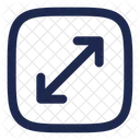 Maximize Square Arrow Ui Icon