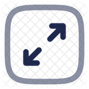 Maximize Square Minimalistic Arrow Ui Icon