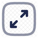 Maximize Square Minimalistic Arrow Ui Icon