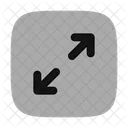 Maximize Square Minimalistic Icon