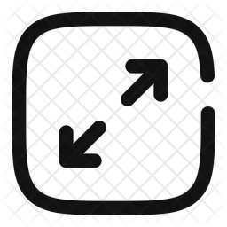 Maximize Square Minimalistic  Icon