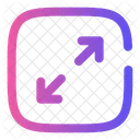 Maximize Square Minimalistic Arrow Ui Icon
