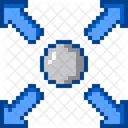 Maximizemaximize Square Pixel Art Icon