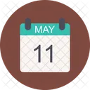 May Calendar Date Icon