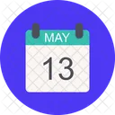 May Calendar Date Icon