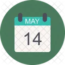 May Calendar Date Icon