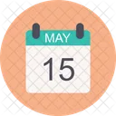 May Calendar Date Icon