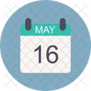 May Calendar Date Icon