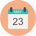 May Calendar Date Icon