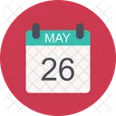 May Calendar Date Icon