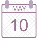 May Calendar Date Icon