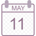 May Calendar Date Icon