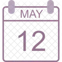 May Calendar Date Icon