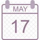 May Calendar Date Icon