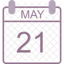 May Calendar Date Icon