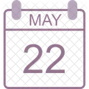 May Calendar Date Icon