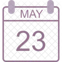 May Calendar Date Icon