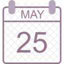 May Calendar Date Icon