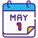 May Calendar Date Icon