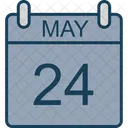 5 月、カレンダー、日付 アイコン