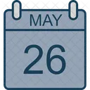 5 月、カレンダー、日付 アイコン