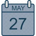 5 月、カレンダー、日付 アイコン