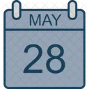 5 月、カレンダー、日付 アイコン