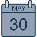 5 月、カレンダー、日付 アイコン