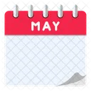 5 月、カレンダー、日付 アイコン
