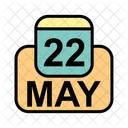 May Calendar Date Icon