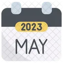 May 2023 Calendar Symbol