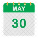 May Calendar  Icon