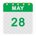 May Calendar  Icon